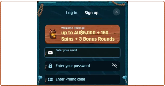 RingoSpin Casino Registration banner
